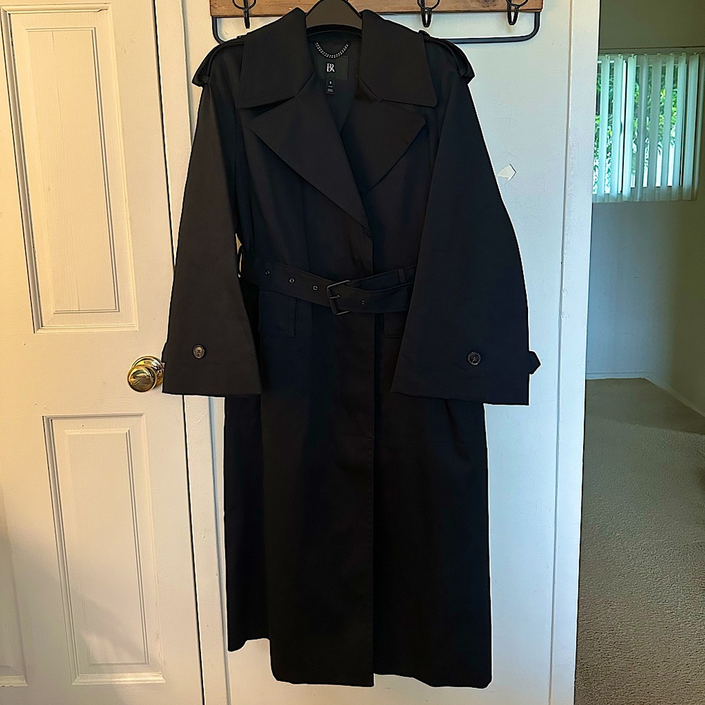 NWT Black Trench Coat